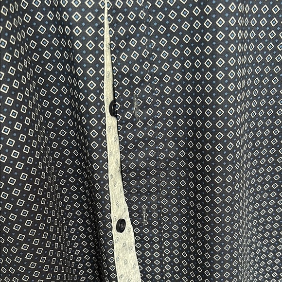 Robert Graham Long Sleeve Blue Geometric Pattern Button Up Shirt Sz XL - Picture 5 of 15